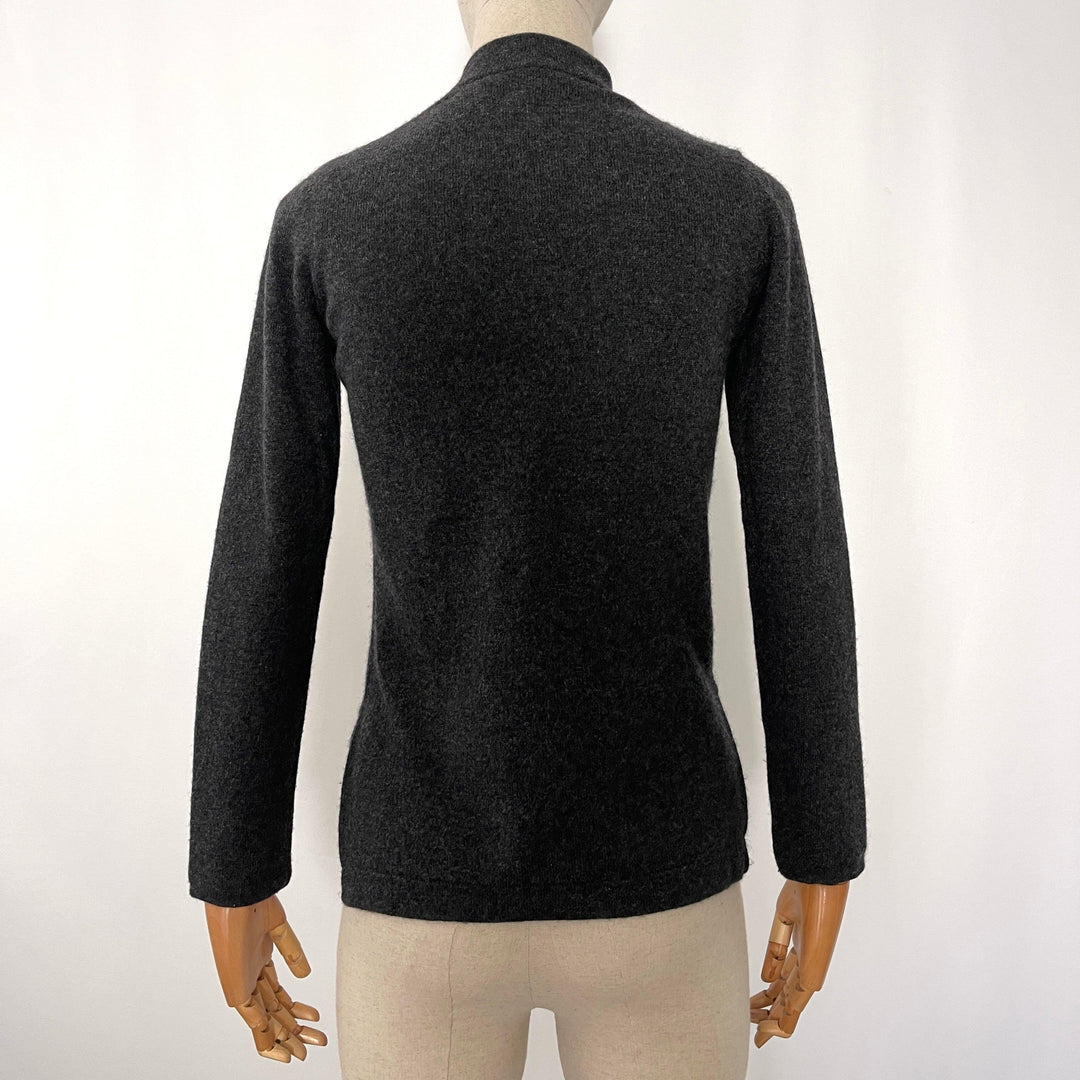 SHANGHAI TANG - SHANGHAI TANG New Reversible Cashmere Cardigan with Jade - AVVIIVVA.COM