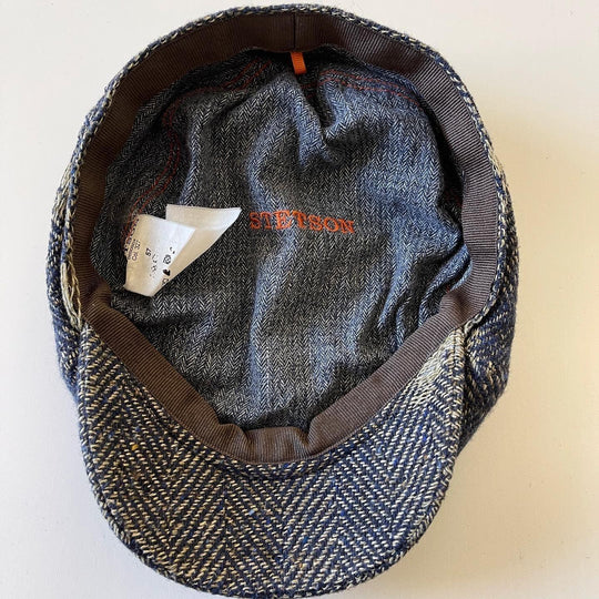 STETSON - STETSON Distressed Tweed Newsboy Cap - AVVIIVVA.COM