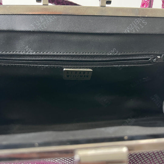 STUART WEITZMAN - STUART WEITZMAN Python Leather Bag - AVVIIVVA.COM