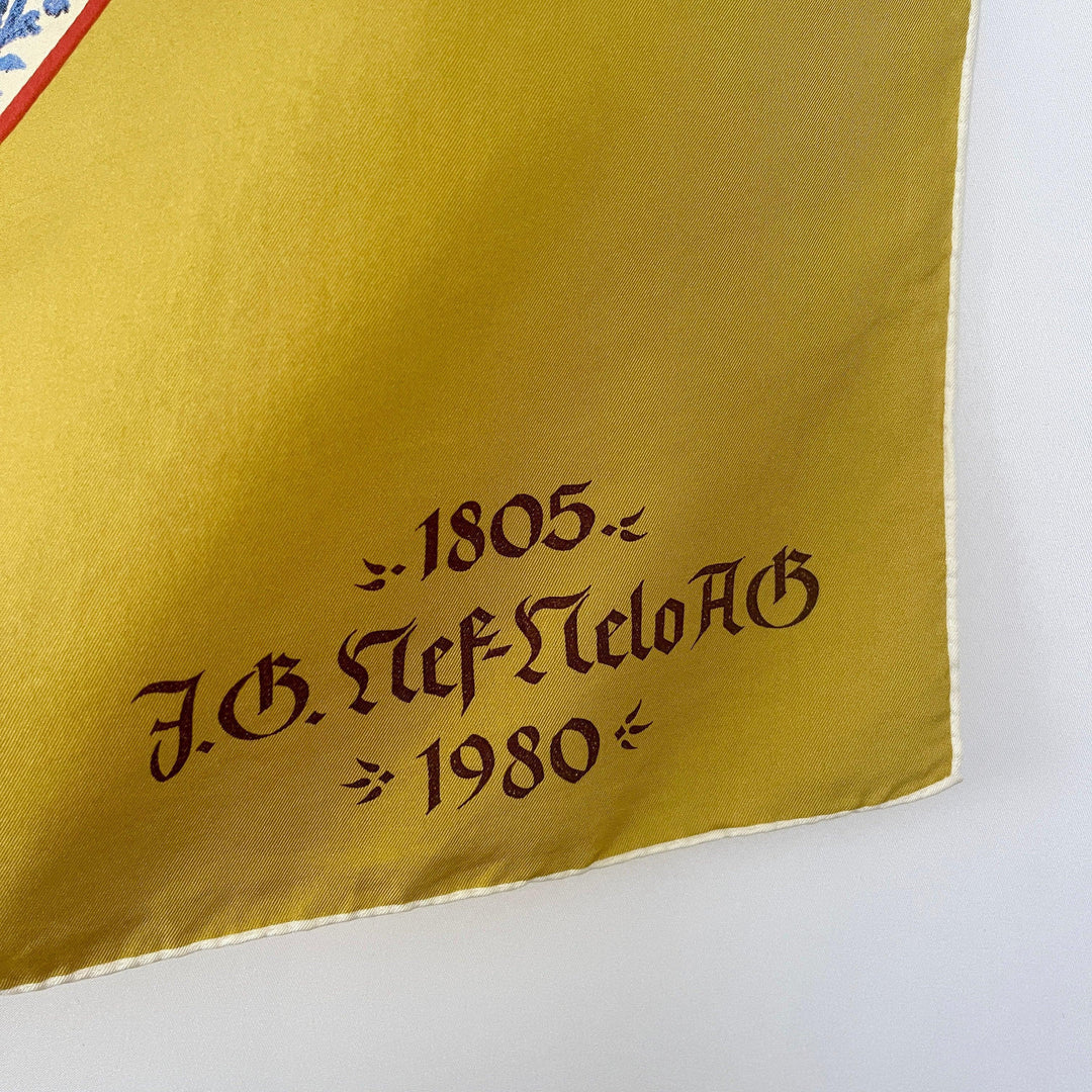 VINTAGE - SWISS VINTAGE 1980 Silk Scarf - AVVIIVVA.COM