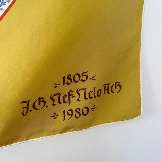 VINTAGE - SWISS VINTAGE 1980 Silk Scarf - AVVIIVVA.COM