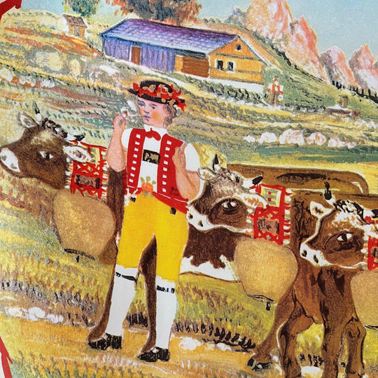 VINTAGE - SWISS VINTAGE 1980 Silk Scarf - AVVIIVVA.COM