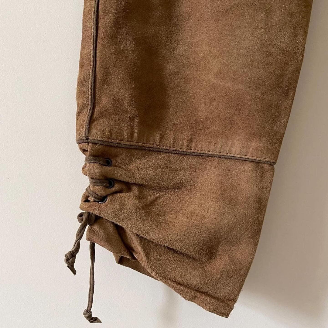 VINTAGE - TRADITIONAL AUSTRIAN Vintage Leather Pants - AVVIIVVA.COM