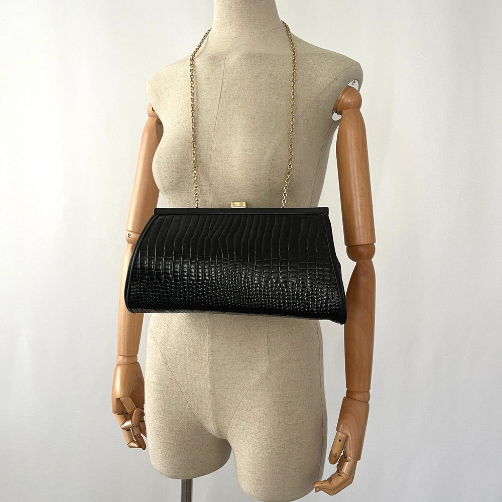 VINTAGE - VINTAGE Vegan Leather Clutch - AVVIIVVA.COM