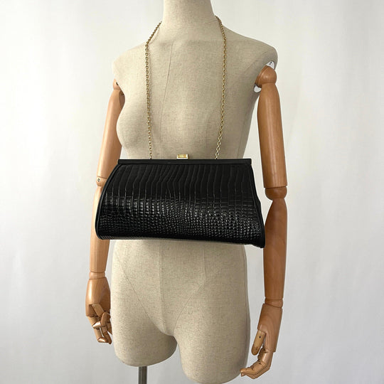 VINTAGE - VINTAGE Vegan Leather Clutch - AVVIIVVA.COM