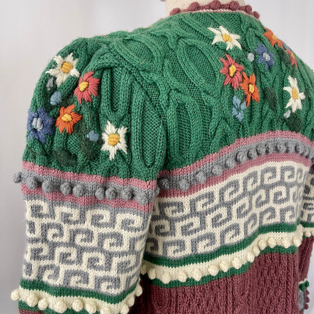 WOLKENSTRICKER - WOLKENSTRICKER Handwoven Embroided Cardigan - AVVIIVVA.COM