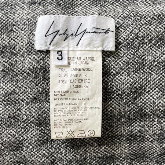 YOHJI YAMAMOTO - YOHJI YAMAMOTO Archive 2003 Houndstooth runway transformer scarf - AVVIIVVA.COM