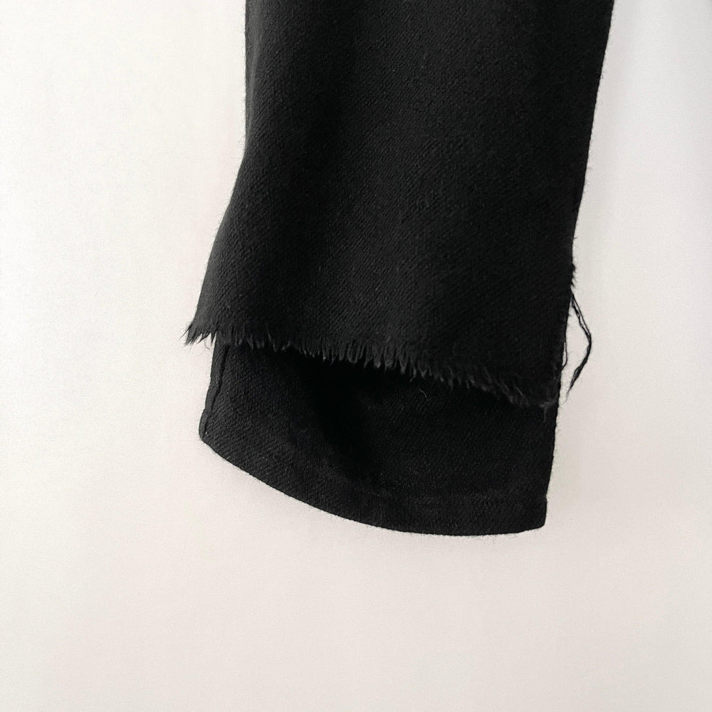YOHJI YAMAMOTO - YOHJI YAMAMOTO Long Wool Shorts - AVVIIVVA.COM