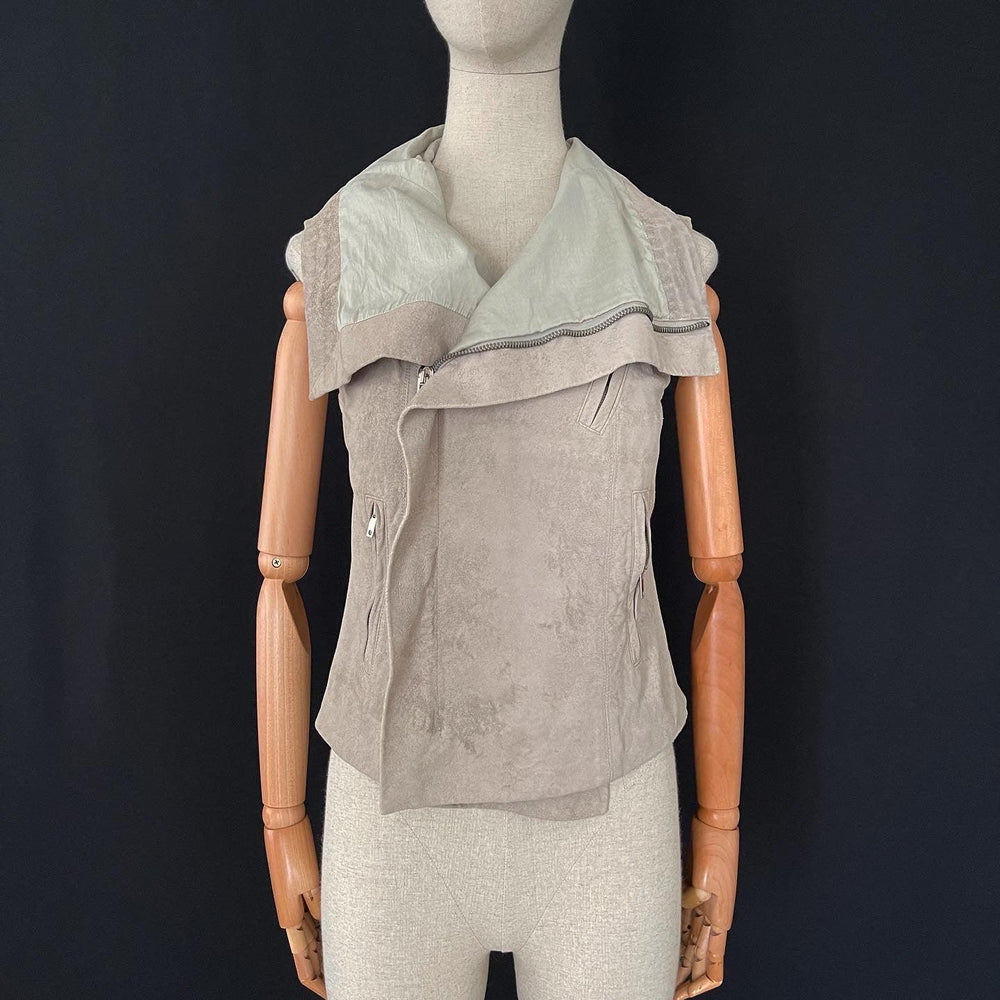 RICK OWENS - RICK OWENS Leather vest - AVVIIVVA.COM