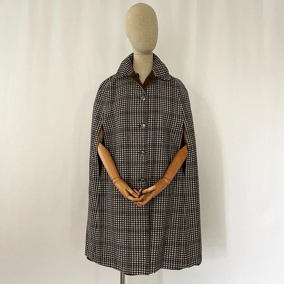 VINTAGE - VINTAGE REVERSIBLE CAPE - AVVIIVVA.COM